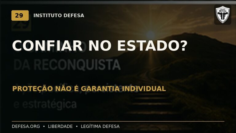 O Estado pode exigir confiança que não consegue garantir? — Instituto DEFESA