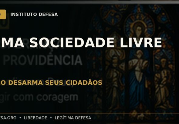 Por que uma sociedade livre não desarma seus cidadãos — Instituto DEFESA